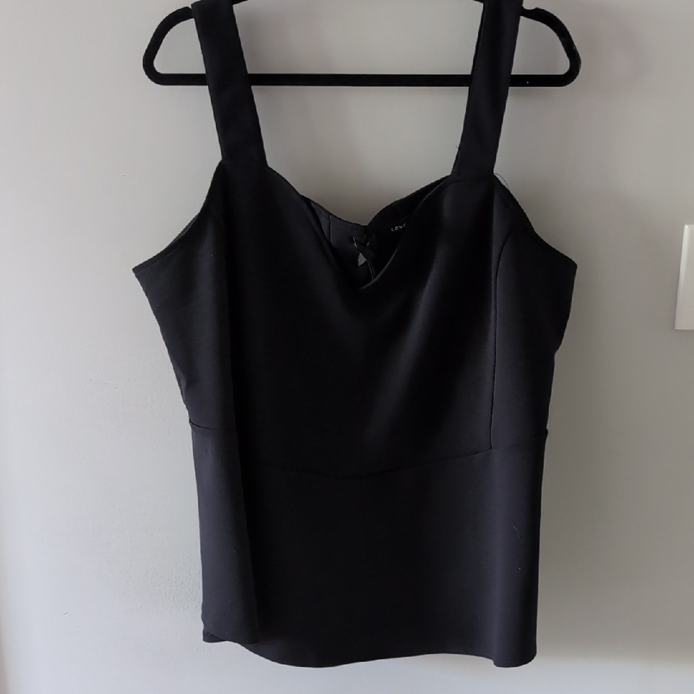 Addition Elle Love & Legend Black Bustier Tank Top